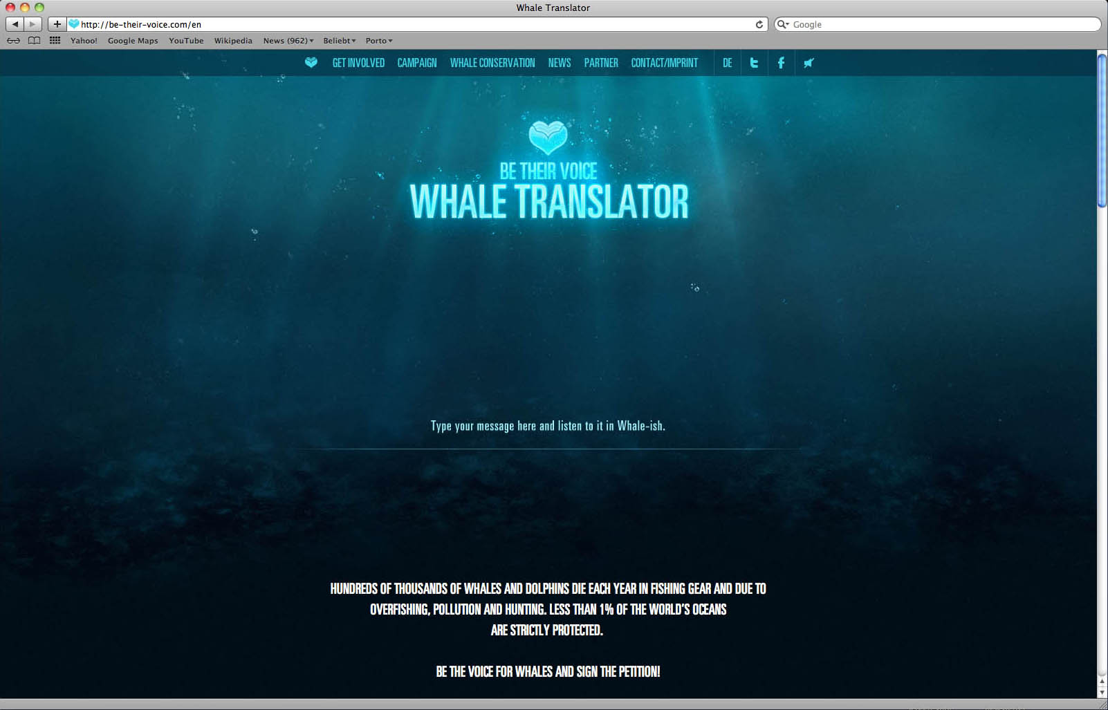 Whale Translator - Gib den Walen eine Stimme